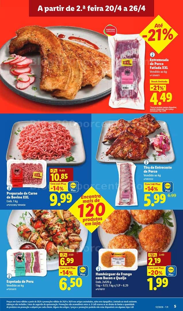 Antevisão Folheto LIDL Promoções de 20 a 26 abril