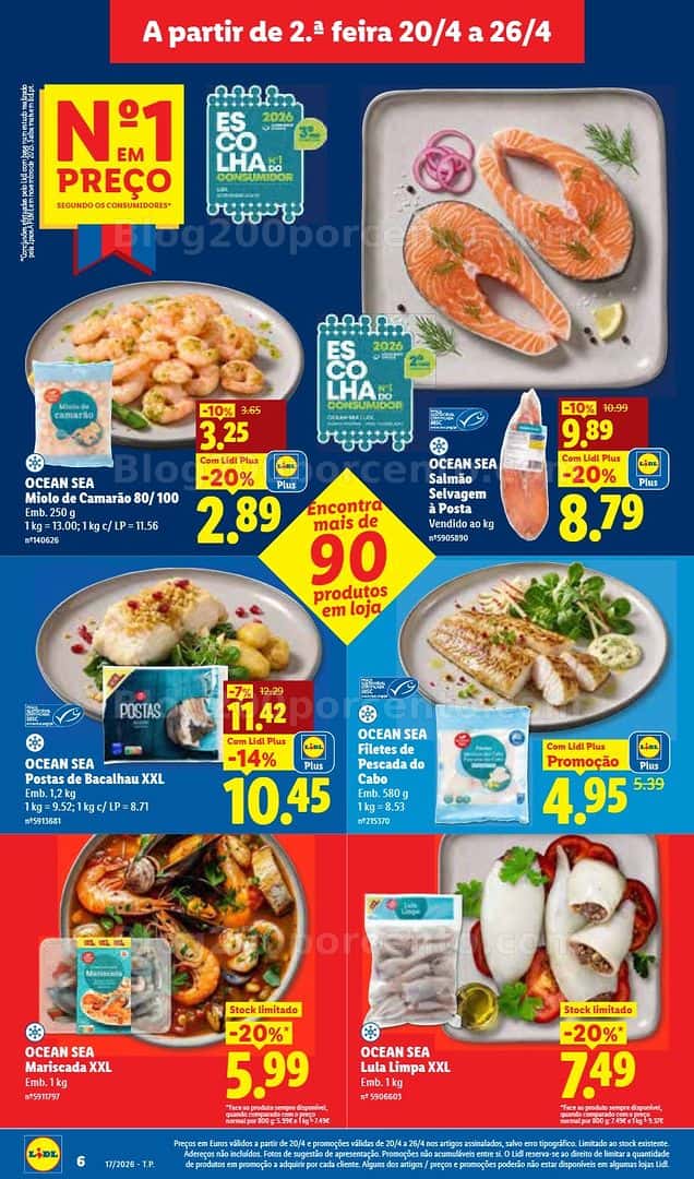 Antevisão Folheto LIDL Promoções de 20 a 26 abril