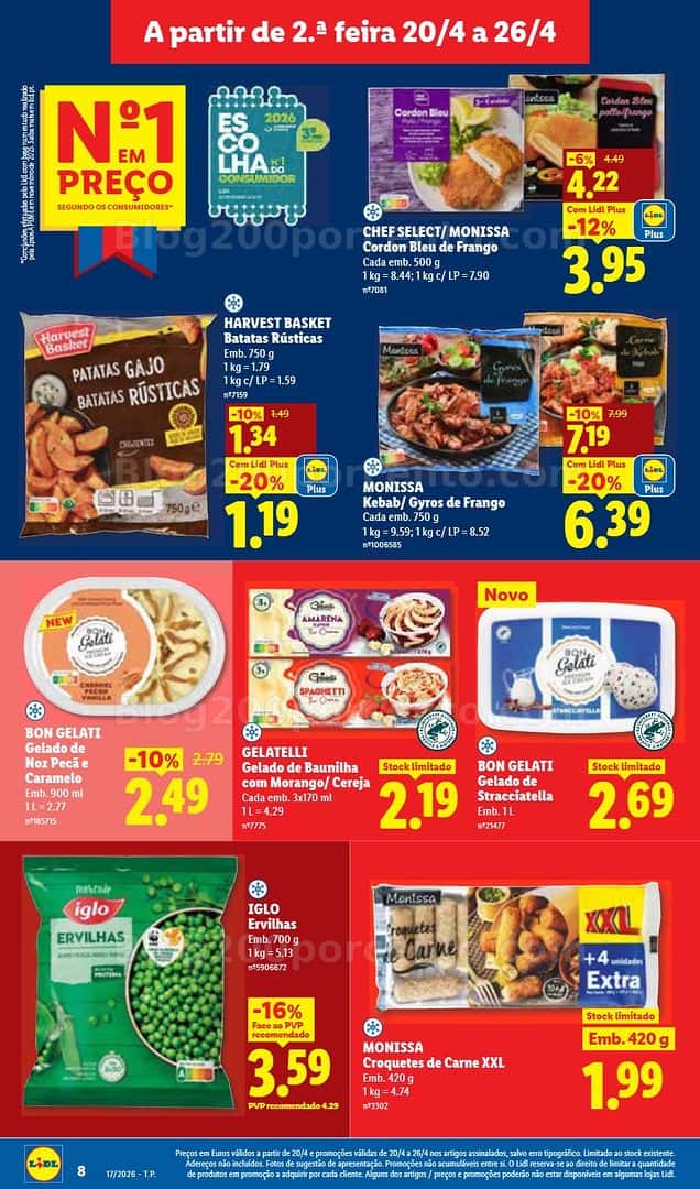 Antevisão Folheto LIDL Promoções de 20 a 26 abril