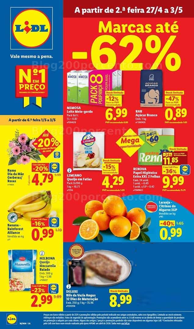 Antevisão Folheto LIDL Promoções de 27 abril a 3 maio - Edição Digital