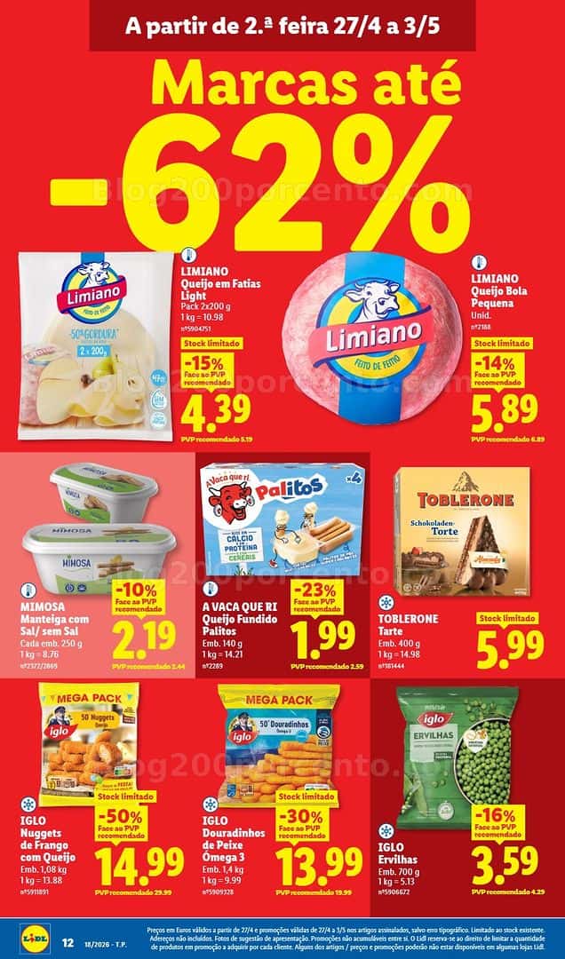 Antevisão Folheto LIDL Promoções de 27 abril a 3 maio