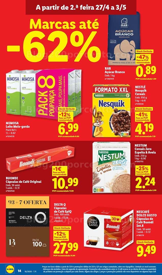 Antevisão Folheto LIDL Promoções de 27 abril a 3 maio