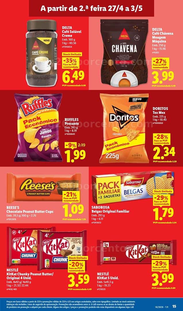 Antevisão Folheto LIDL Promoções de 27 abril a 3 maio