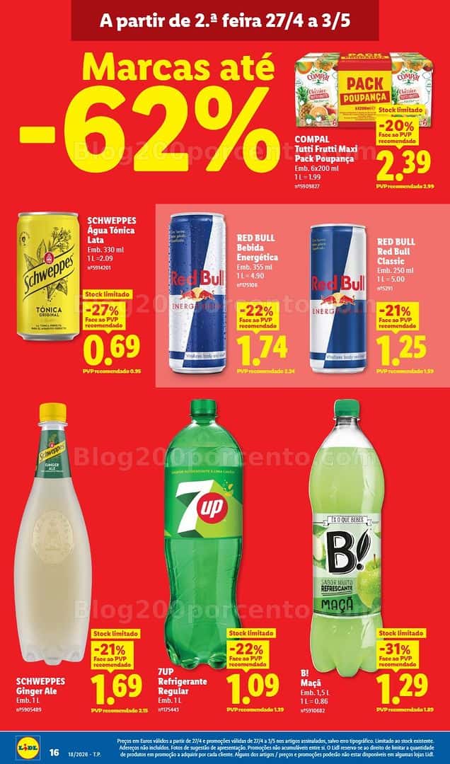 Antevisão Folheto LIDL Promoções de 27 abril a 3 maio