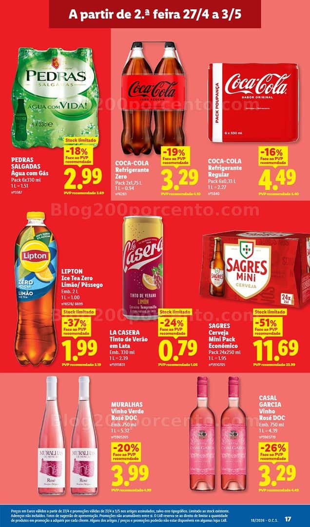 Antevisão Folheto LIDL Promoções de 27 abril a 3 maio
