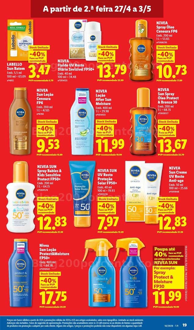 Antevisão Folheto LIDL Promoções de 27 abril a 3 maio