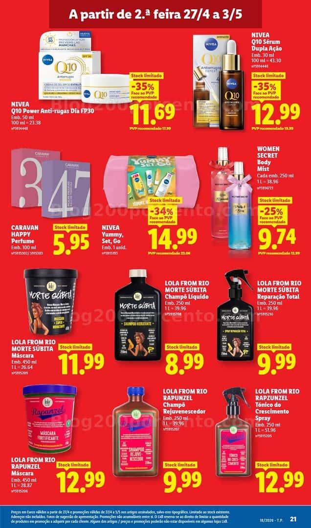 Antevisão Folheto LIDL Promoções de 27 abril a 3 maio