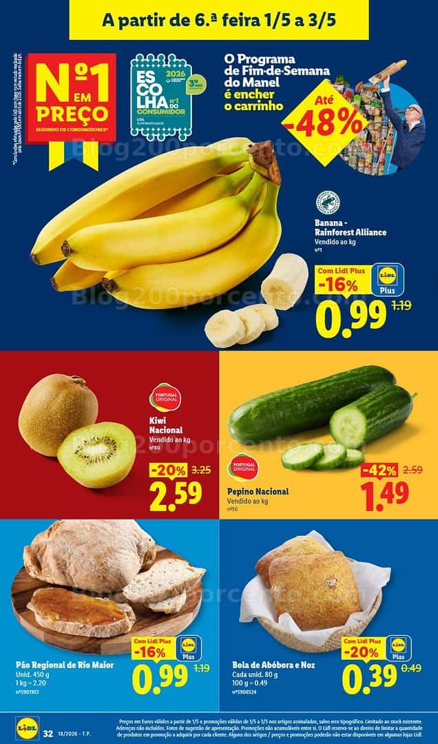 Antevisão Folheto LIDL Promoções de 27 abril a 3 maio