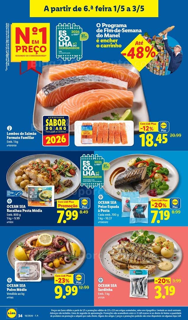Antevisão Folheto LIDL Promoções de 27 abril a 3 maio