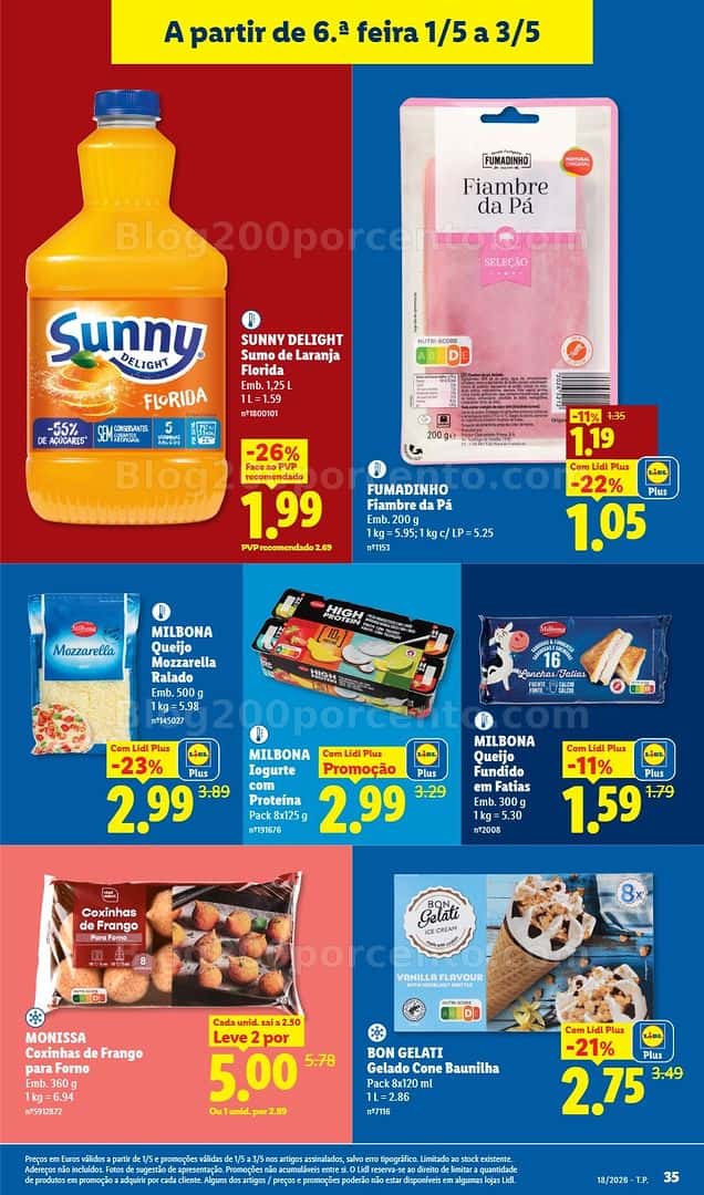 Antevisão Folheto LIDL Promoções de 27 abril a 3 maio