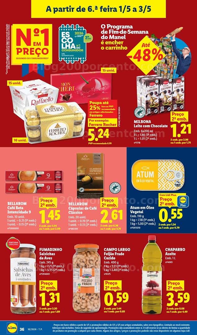 Antevisão Folheto LIDL Promoções de 27 abril a 3 maio