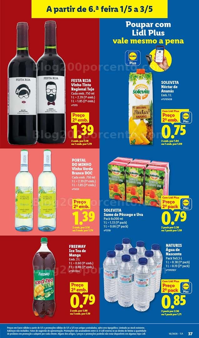 Antevisão Folheto LIDL Promoções de 27 abril a 3 maio