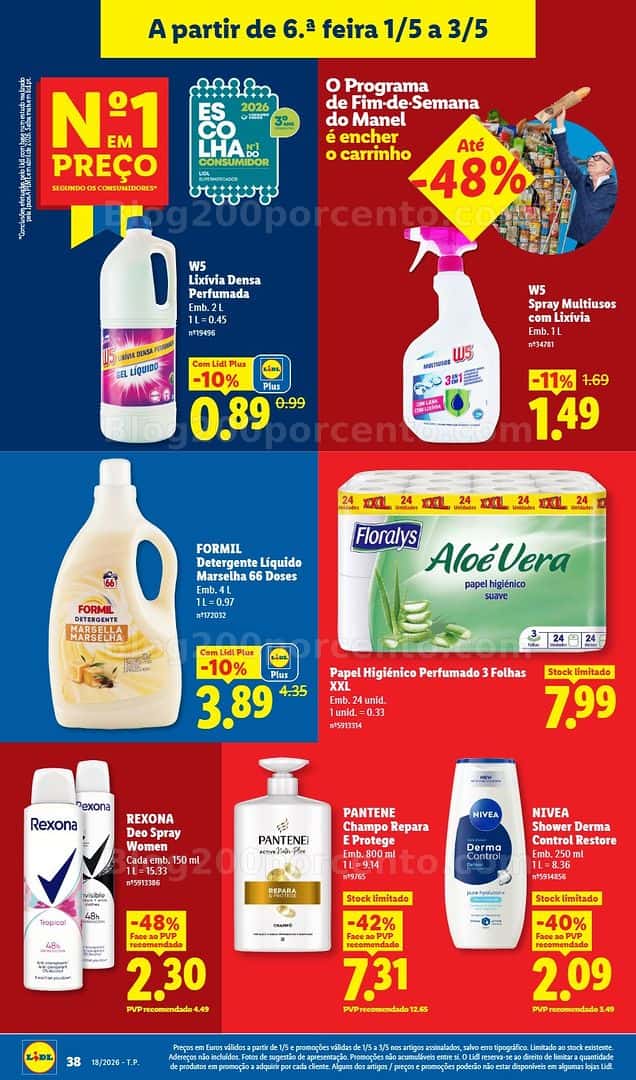 Antevisão Folheto LIDL Promoções de 27 abril a 3 maio