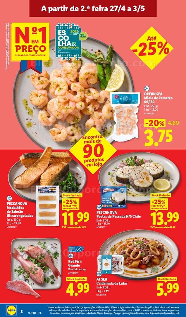 Antevisão Folheto LIDL Promoções de 27 abril a 3 maio