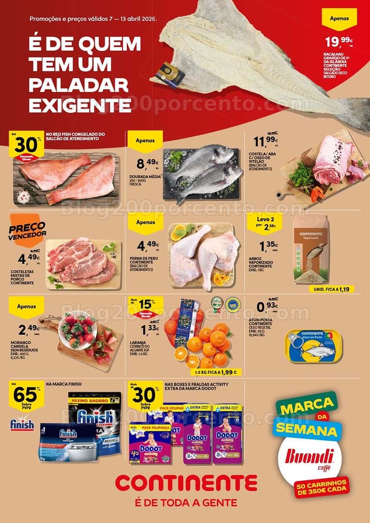 Antevisão Folheto CONTINENTE Promoções de 7 a 13 abril - Edição Digital