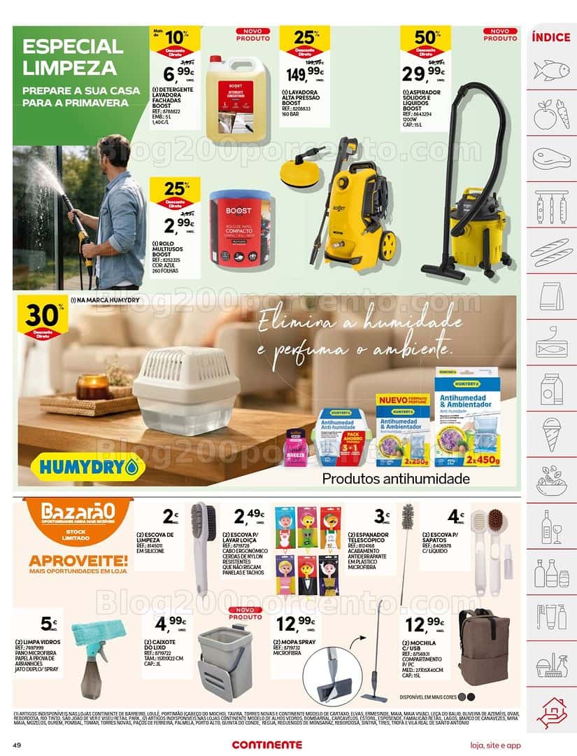 Antevisão Folheto CONTINENTE Bazar Promoções de 7 a 13 abril