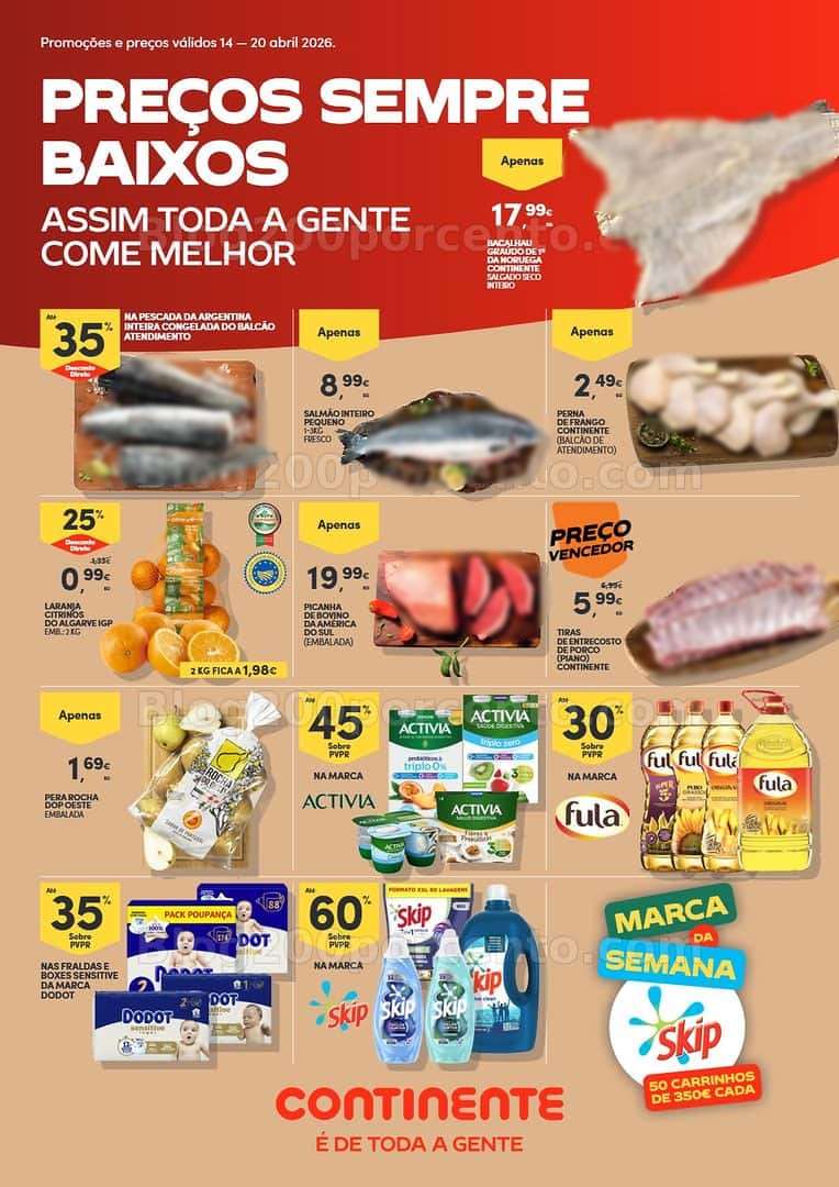 Antevisão Folheto CONTINENTE Bom Dia Promoções de 14 a 20 abril