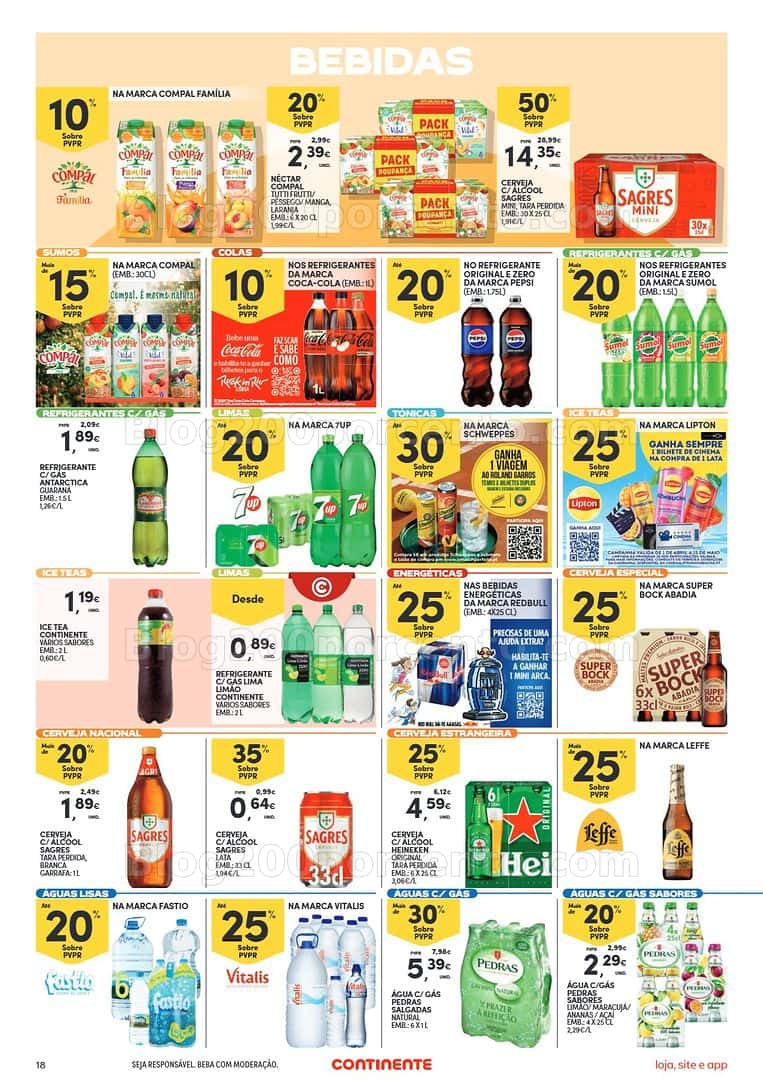 Antevisão Folheto CONTINENTE Bom Dia Promoções de 14 a 20 abril