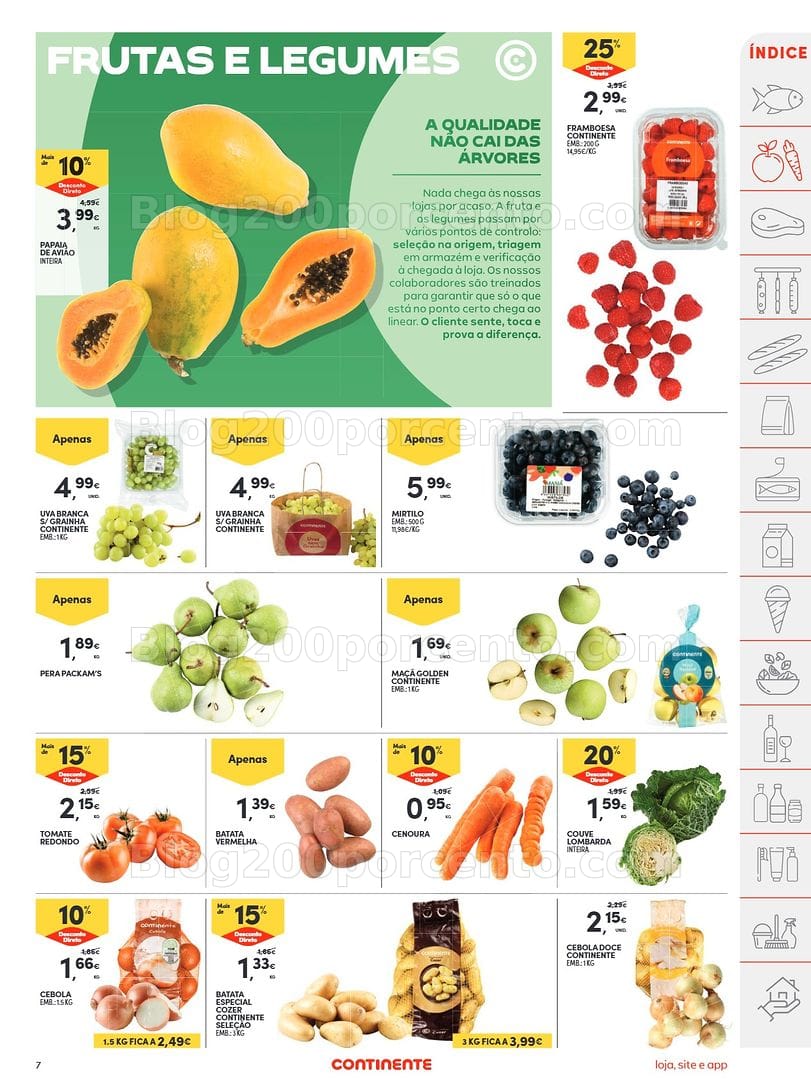 Antevisão Folheto CONTINENTE Frescos Promoções até 4 maio