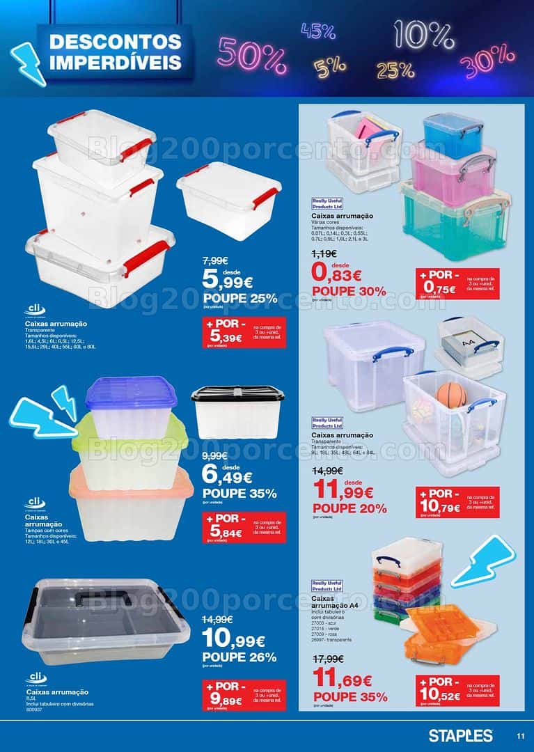 Antevisão Folheto STAPLES Descontos Imperdíveis Promoções de 6 a 29 abril