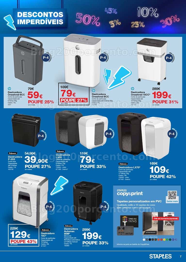 Antevisão Folheto STAPLES Descontos Imperdíveis Promoções de 6 a 29 abril