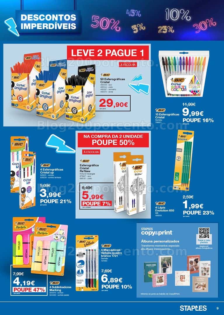 Antevisão Folheto STAPLES Descontos Imperdíveis Promoções de 6 a 29 abril