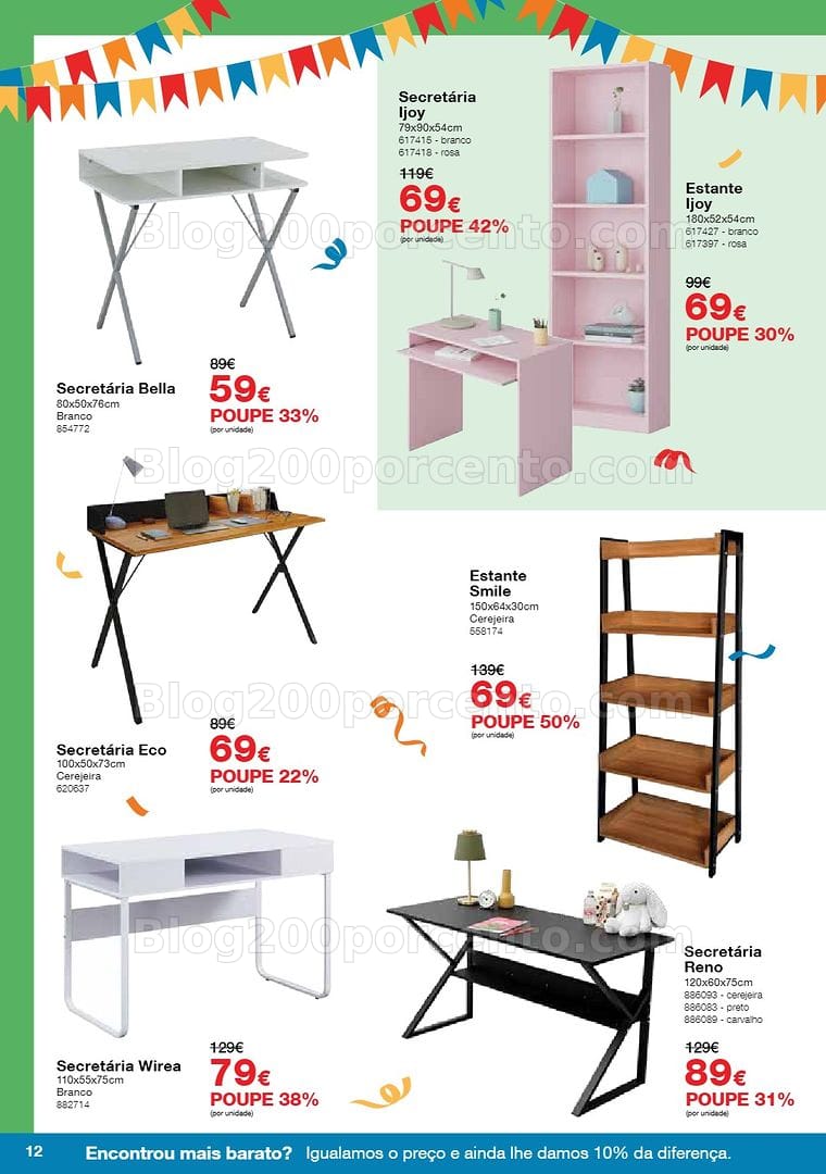 Antevisão Folheto STAPLES Arraial das Cadeiras e Mobiliário Promoções de 4 a 28 maio