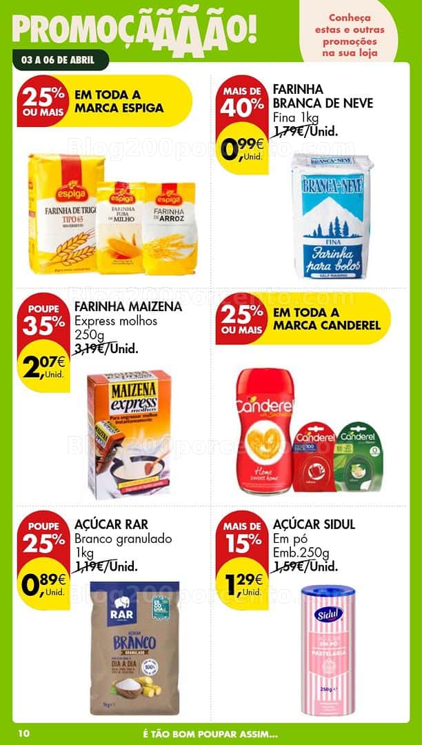 Antevisão Folheto PINGO DOCE Promoções Fim de Semana - 3 a 6 abril