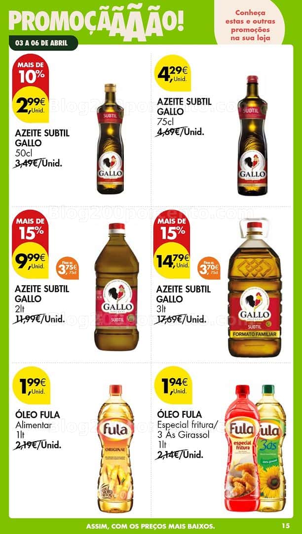 Antevisão Folheto PINGO DOCE Promoções Fim de Semana - 3 a 6 abril