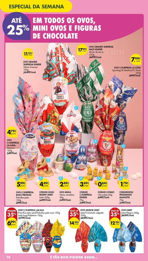 Antevisão Folheto PINGO DOCE Promoções Fim de Semana - 3 a 6 abril