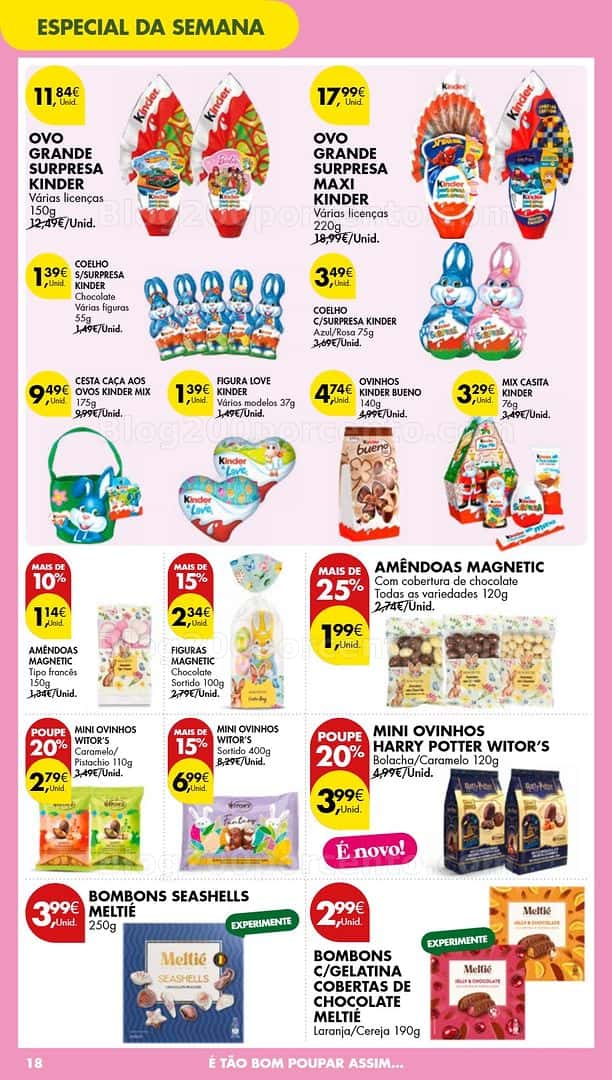 Antevisão Folheto PINGO DOCE Promoções Fim de Semana - 3 a 6 abril