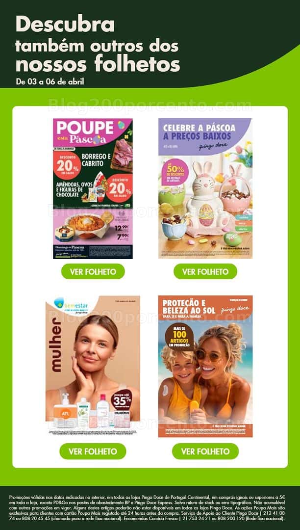 Antevisão Folheto PINGO DOCE Promoções Fim de Semana - 3 a 6 abril