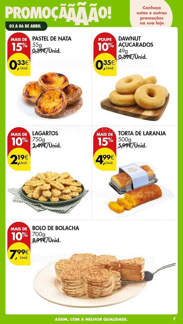 Antevisão Folheto PINGO DOCE Promoções Fim de Semana - 3 a 6 abril