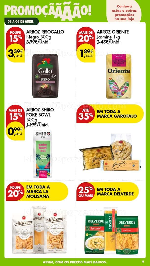 Antevisão Folheto PINGO DOCE Promoções Fim de Semana - 3 a 6 abril