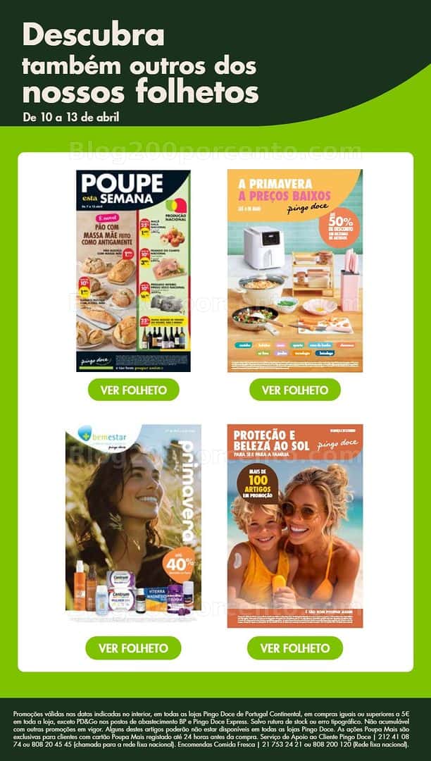 Antevisão Folheto PINGO DOCE Promoções Fim de Semana - 10 a 12 abril