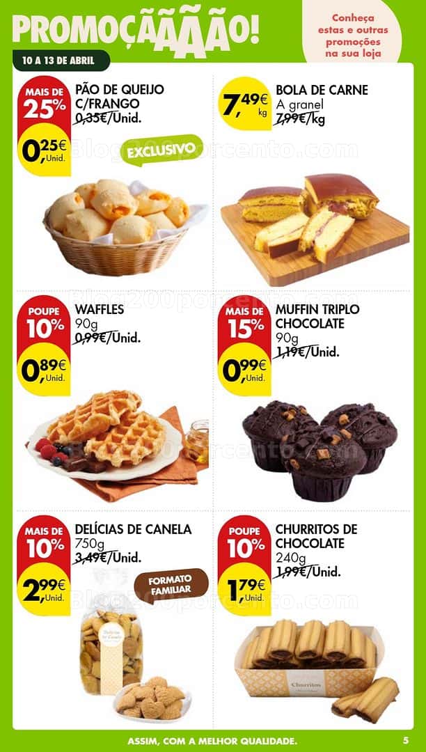 Antevisão Folheto PINGO DOCE Promoções Fim de Semana - 10 a 12 abril