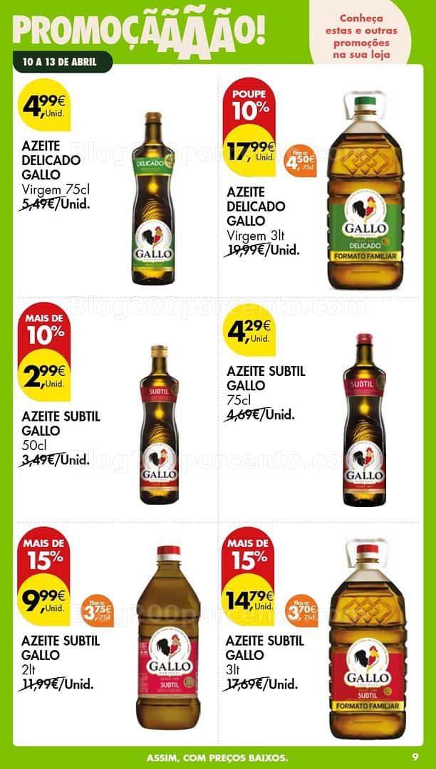 Antevisão Folheto PINGO DOCE Promoções Fim de Semana - 10 a 12 abril