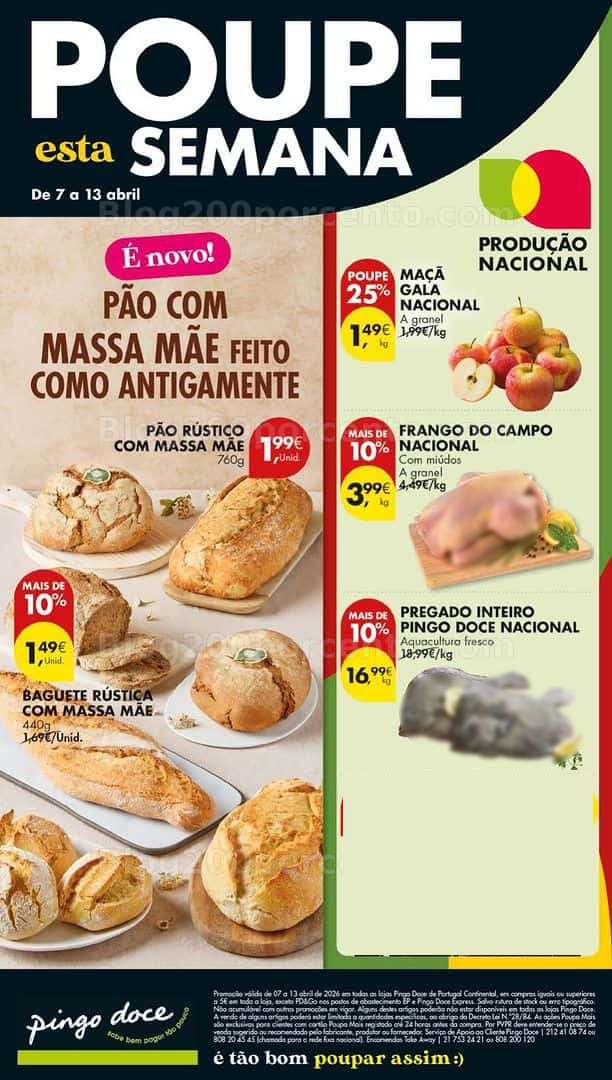 Antevisão Folheto PINGO DOCE Lojas Grandes Promoções de 7 a 13 abril