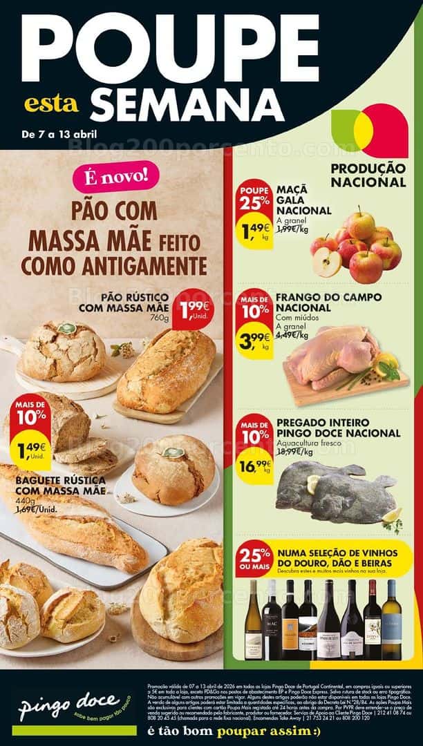 Antevisão Folheto PINGO DOCE Lojas Grandes Promoções de 7 a 13 abril