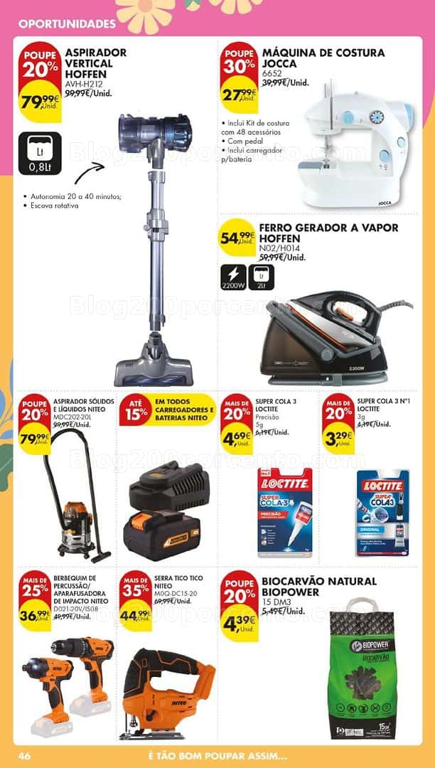 Antevisão Folheto PINGO DOCE Bazar Oportunidades Promoções de 7 a 13 abril