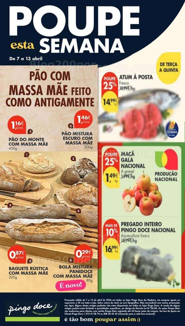 Antevisão Folheto PINGO DOCE Madeira Promoções de 7 a 13 abril