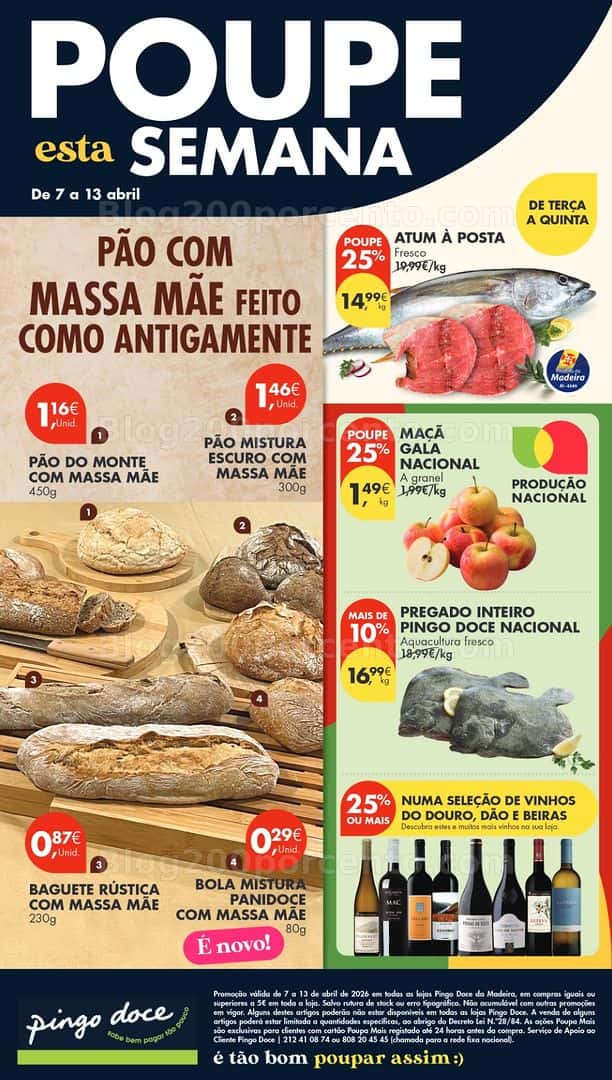 Antevisão Folheto PINGO DOCE Madeira Promoções de 7 a 13 abril