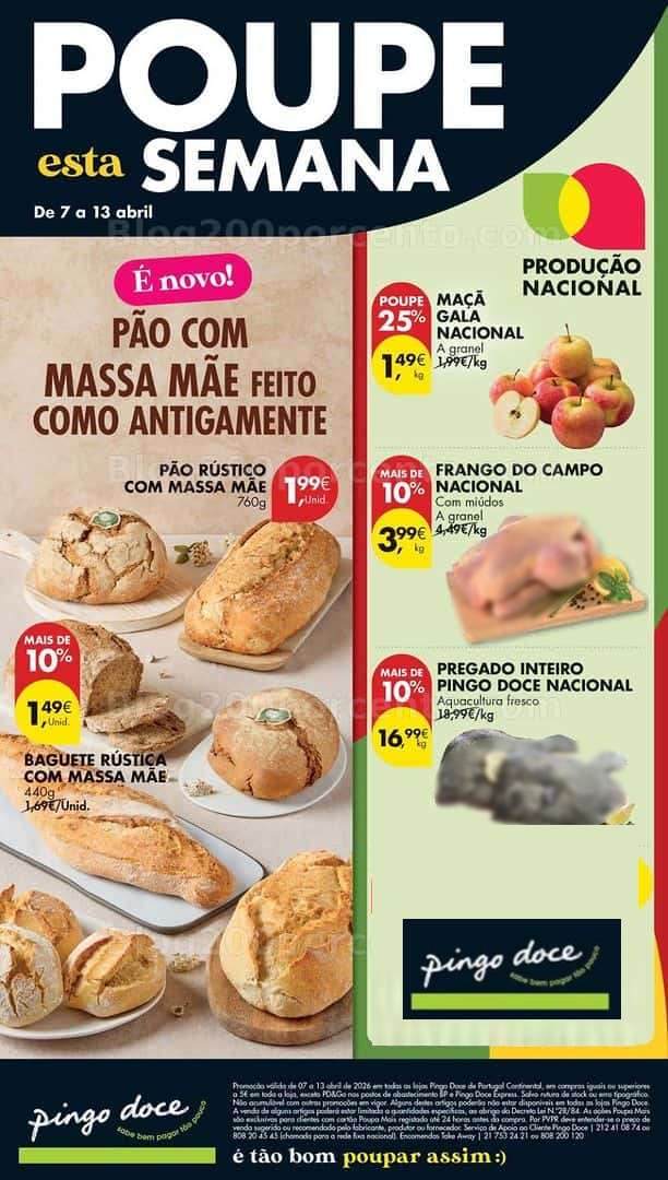 Antevisão Folheto PINGO DOCE Promoções de 7 a 13 abril - Edição Digital
