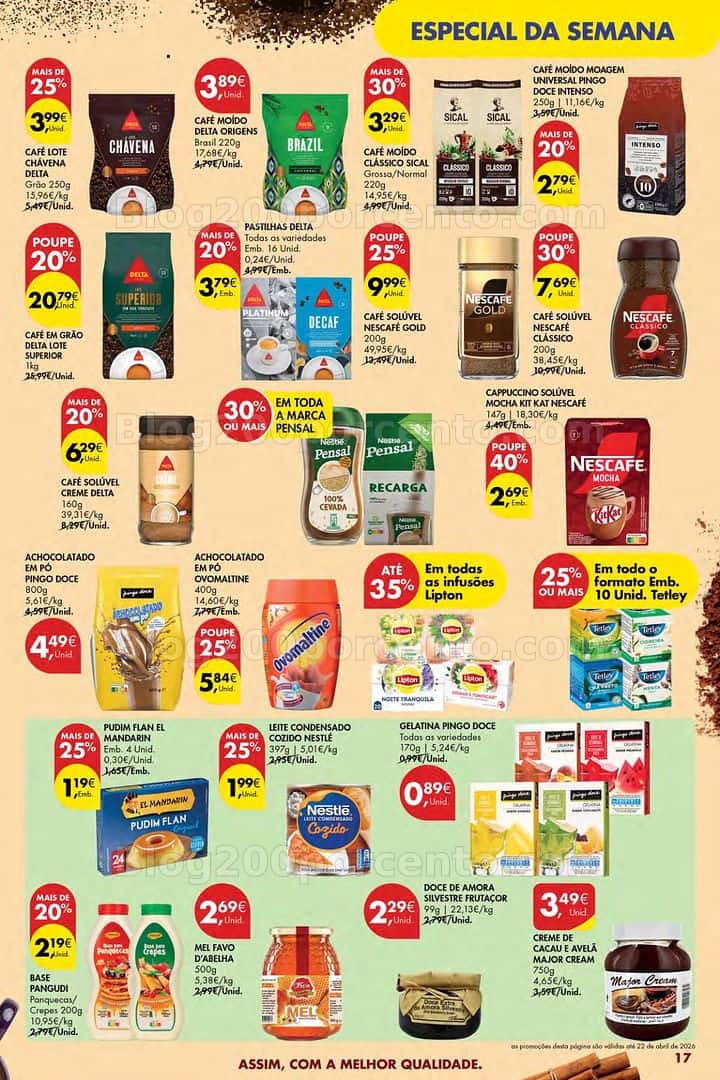 Antevisão Folheto PINGO DOCE Açores Promoções de 9 a 15 abril