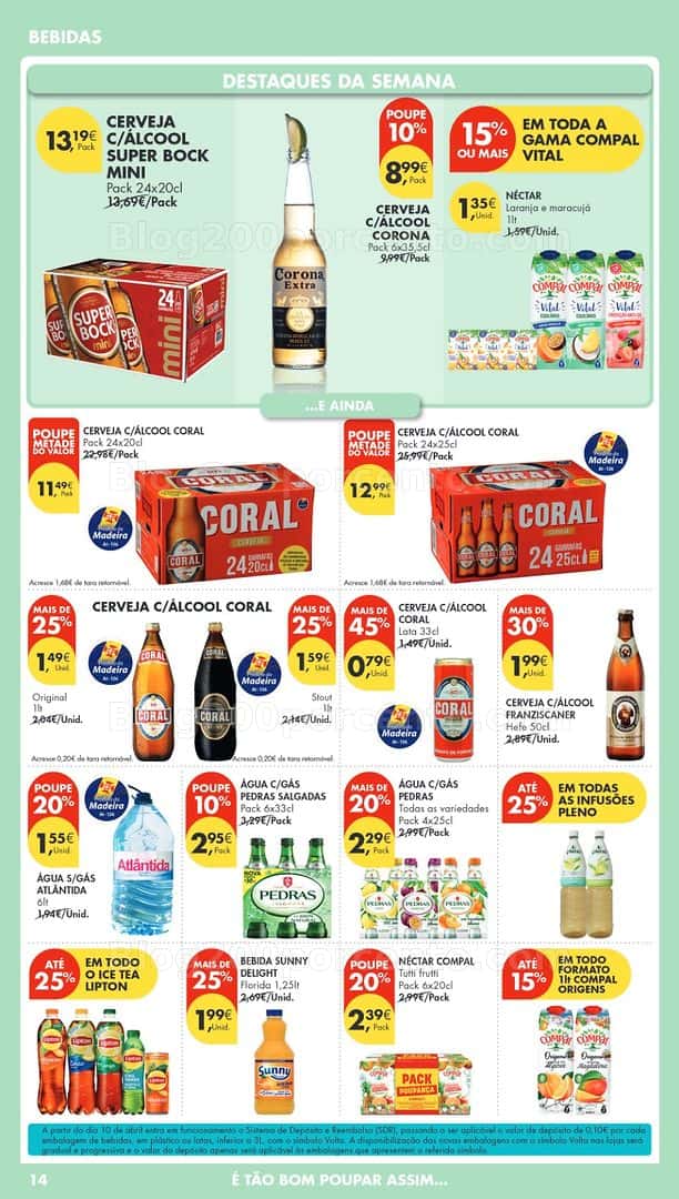 Antevisão Folheto PINGO DOCE Madeira Promoções de 14 a 20 abril