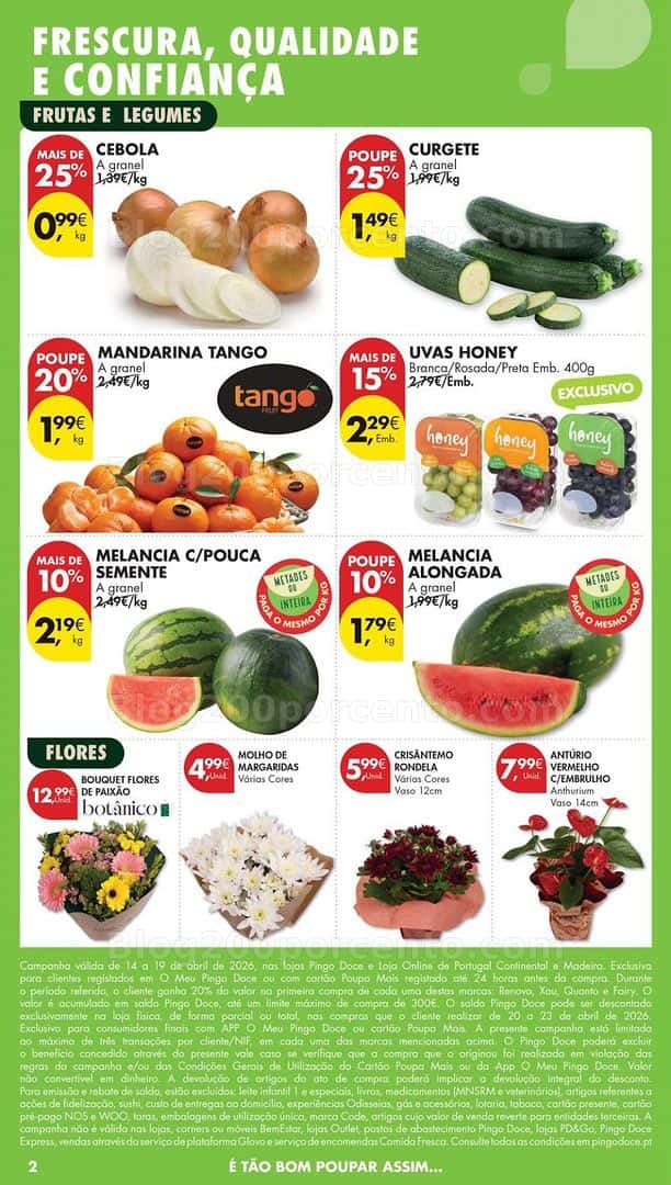 Antevisão Folheto PINGO DOCE Lojas Médias Promoções de 14 a 20 abril - Edição Digital