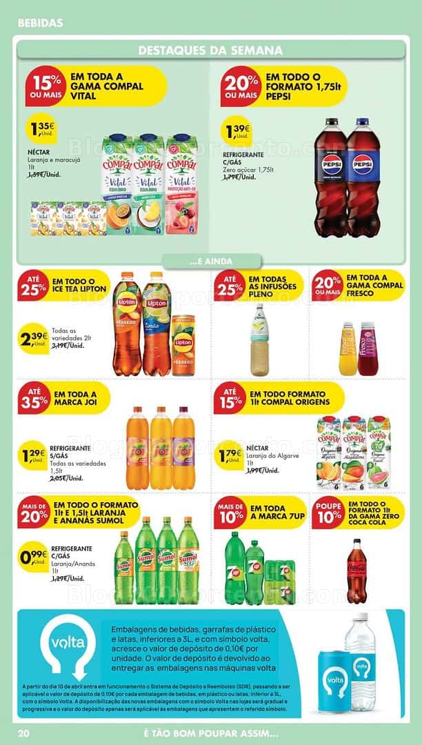 Antevisão Folheto PINGO DOCE Lojas Pequenas Promoções de 14 a 20 abril