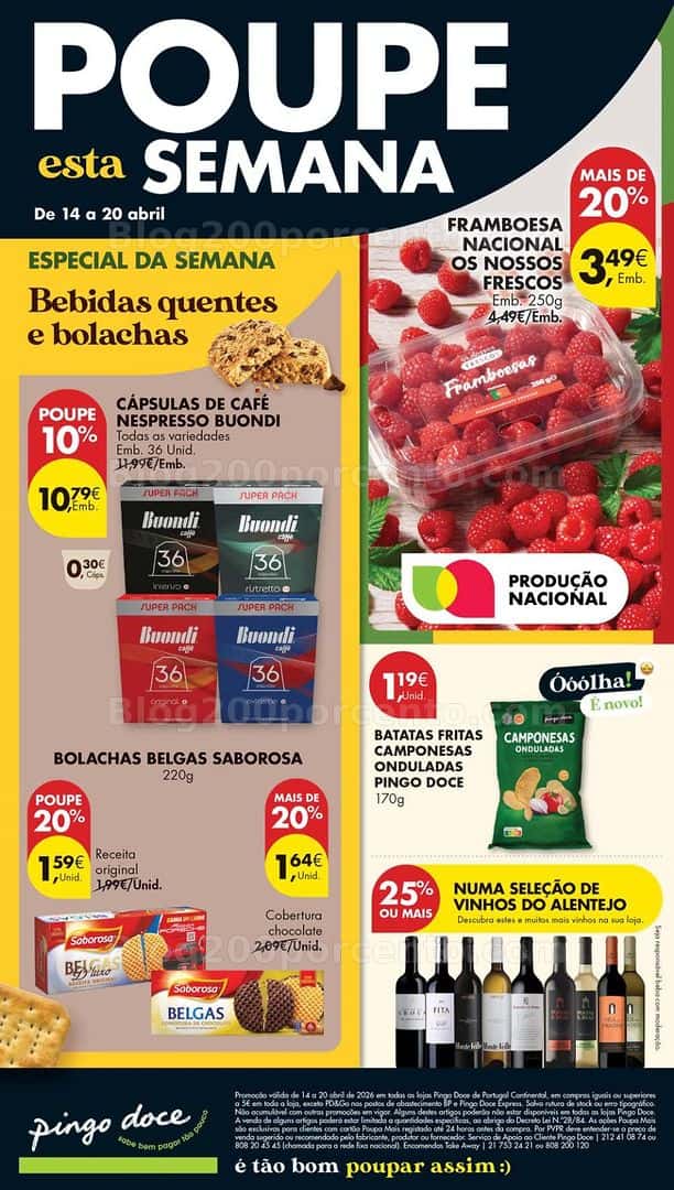 Antevisão Folheto PINGO DOCE Lojas Pequenas Promoções de 14 a 20 abril