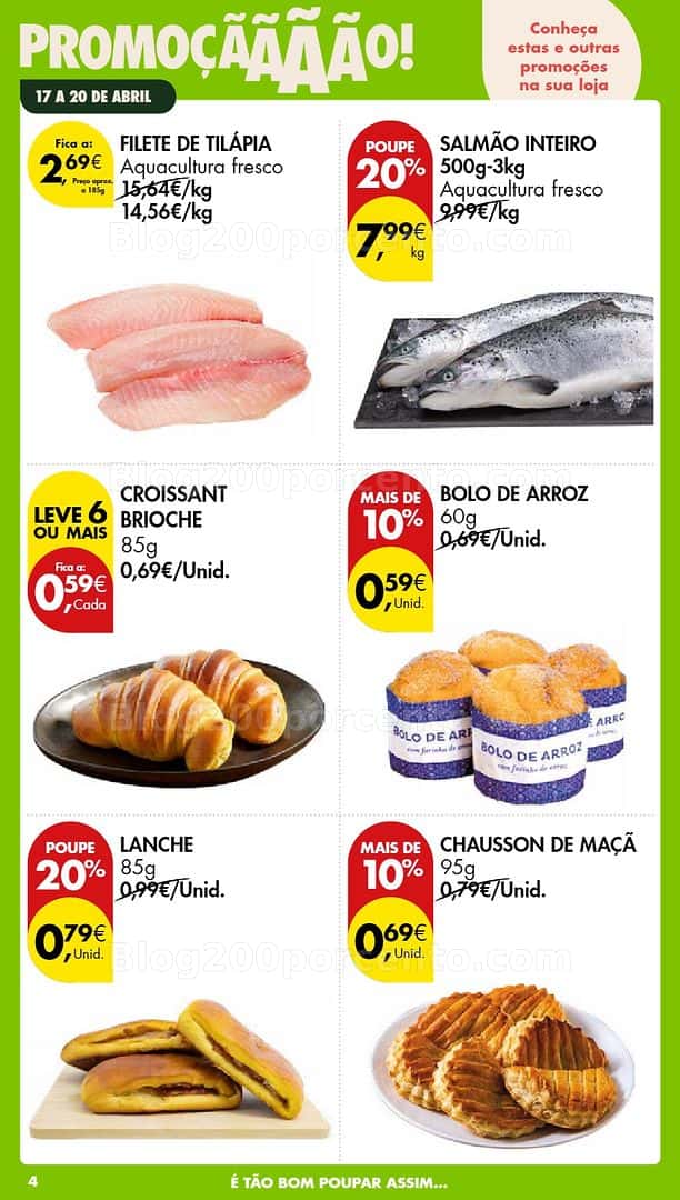 Antevisão Folheto PINGO DOCE Promoções Fim de Semana - 17 a 20 abril