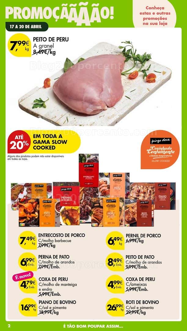 Antevisão Folheto PINGO DOCE Promoções Fim de Semana - 18 e 19 abril